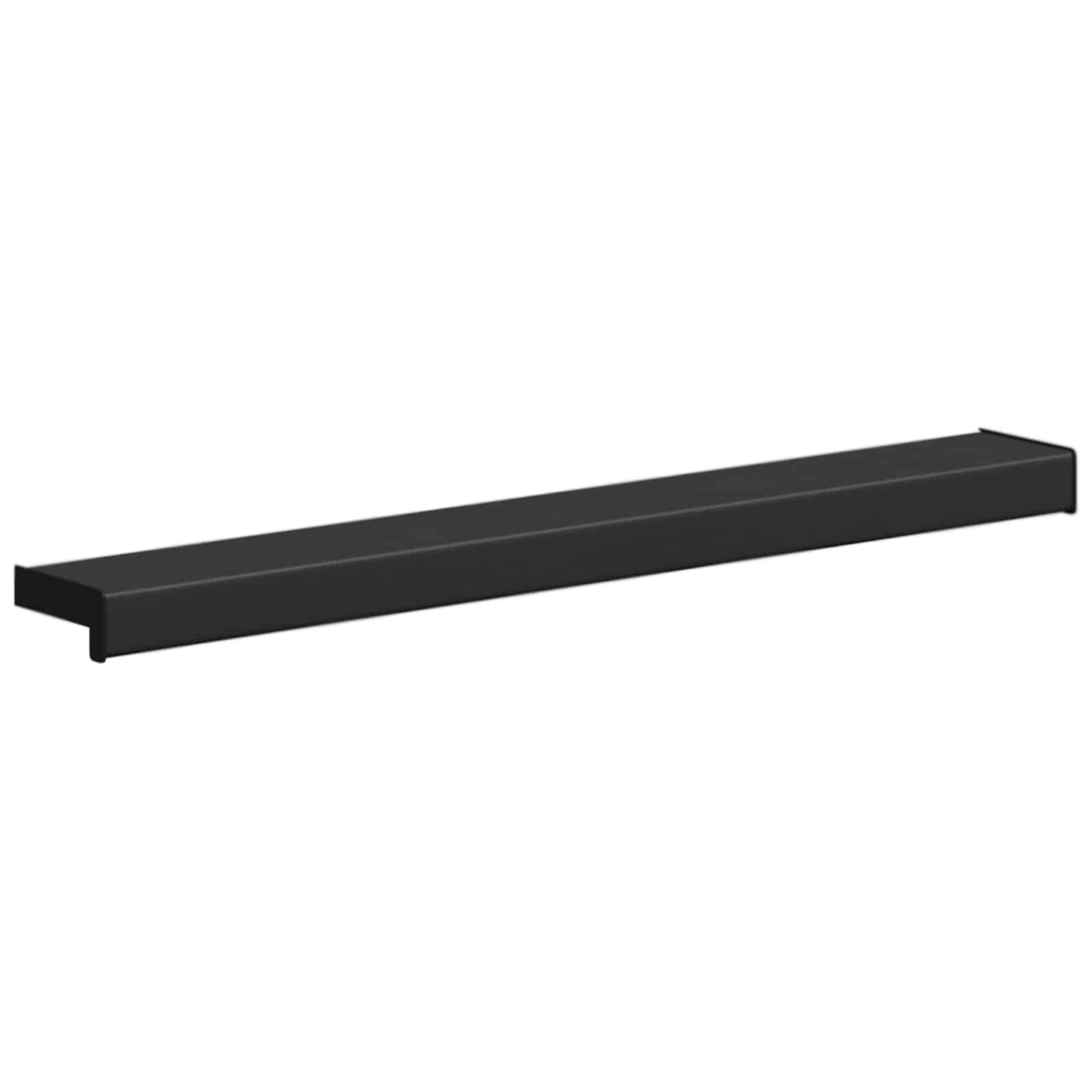 Vinduskarmer Svart med trestruktur 80 x 10 x 4,5 cm PVC