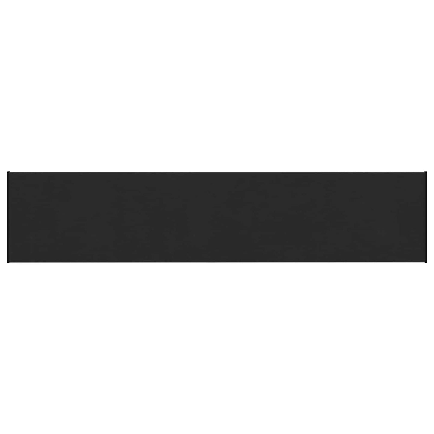 Vinduskarmer Svart med trestruktur 160 x 30 x 4,5 cm PVC