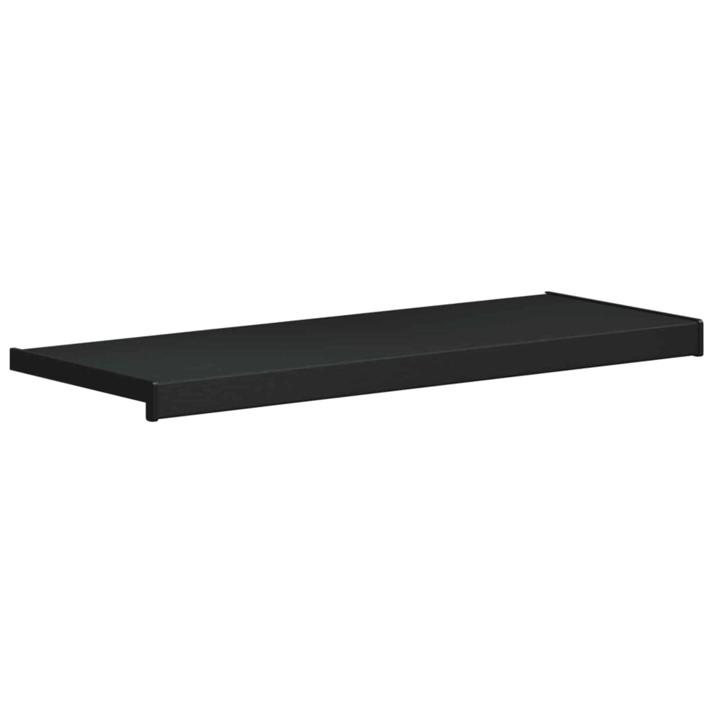 Vinduskarmer Svart med trestruktur 100 x 35 x 4,5 cm PVC