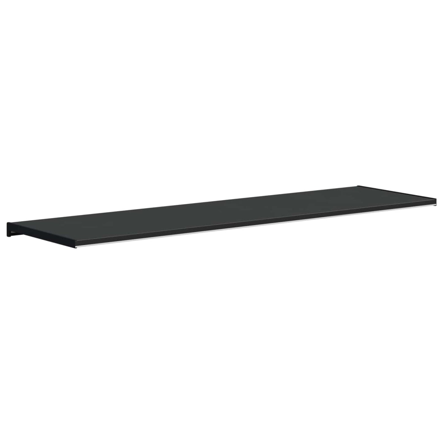 Vinduskarmer Svart med trestruktur 160 x 45 x 4,5 cm PVC
