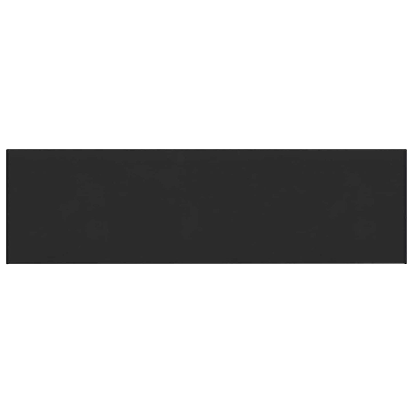 Vinduskarmer Svart med trestruktur 160 x 45 x 4,5 cm PVC