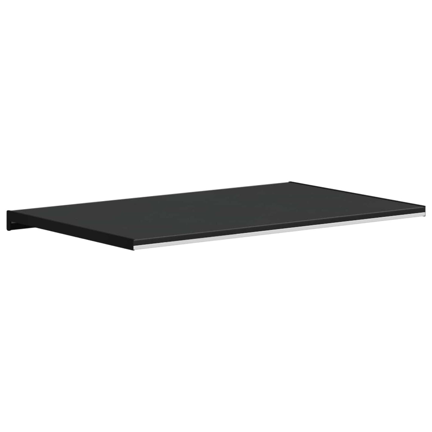 Vinduskarmer Svart med trestruktur 60 x 50 x 4,5 cm PVC