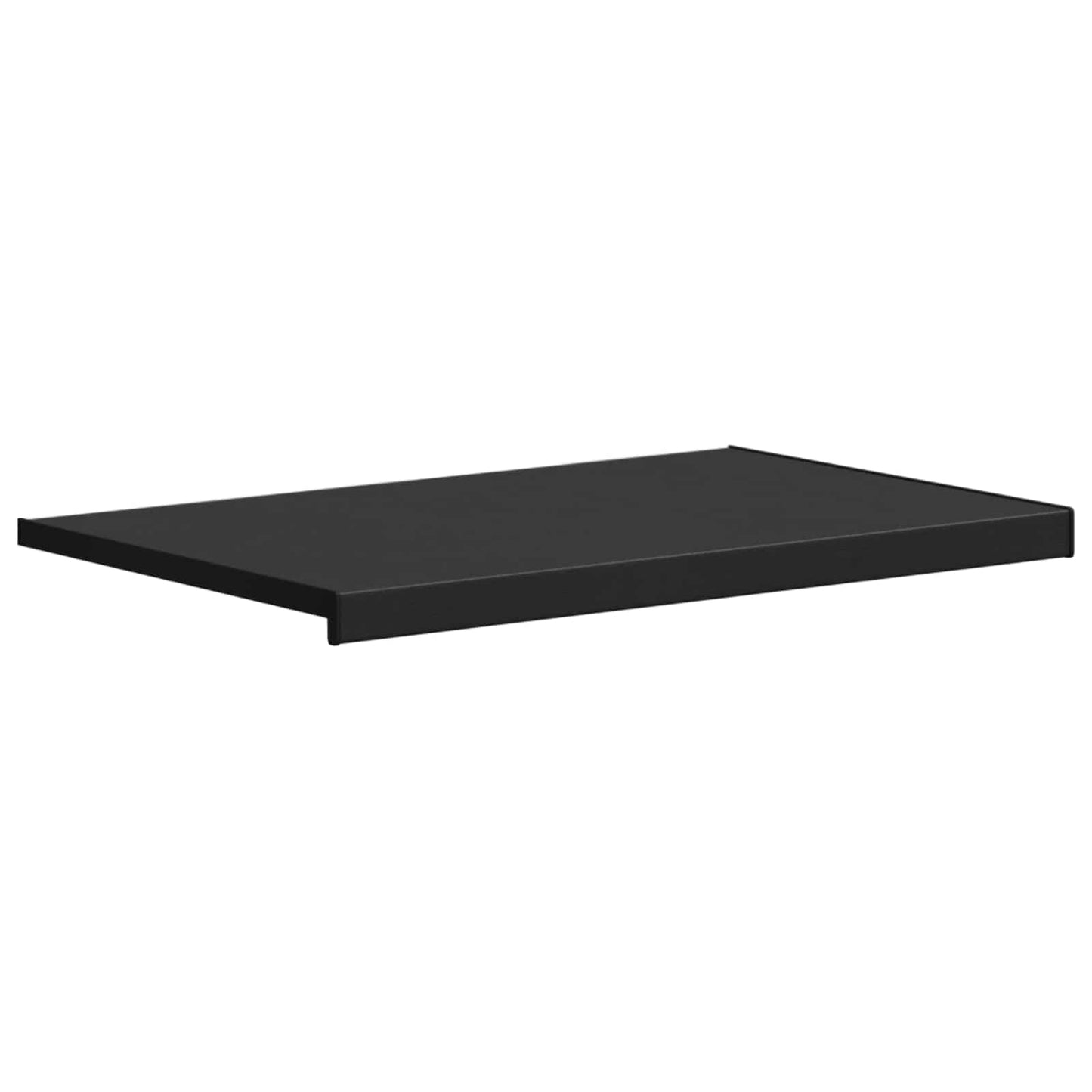 Vinduskarmer Svart med trestruktur 80 x 50 x 4,5 cm PVC
