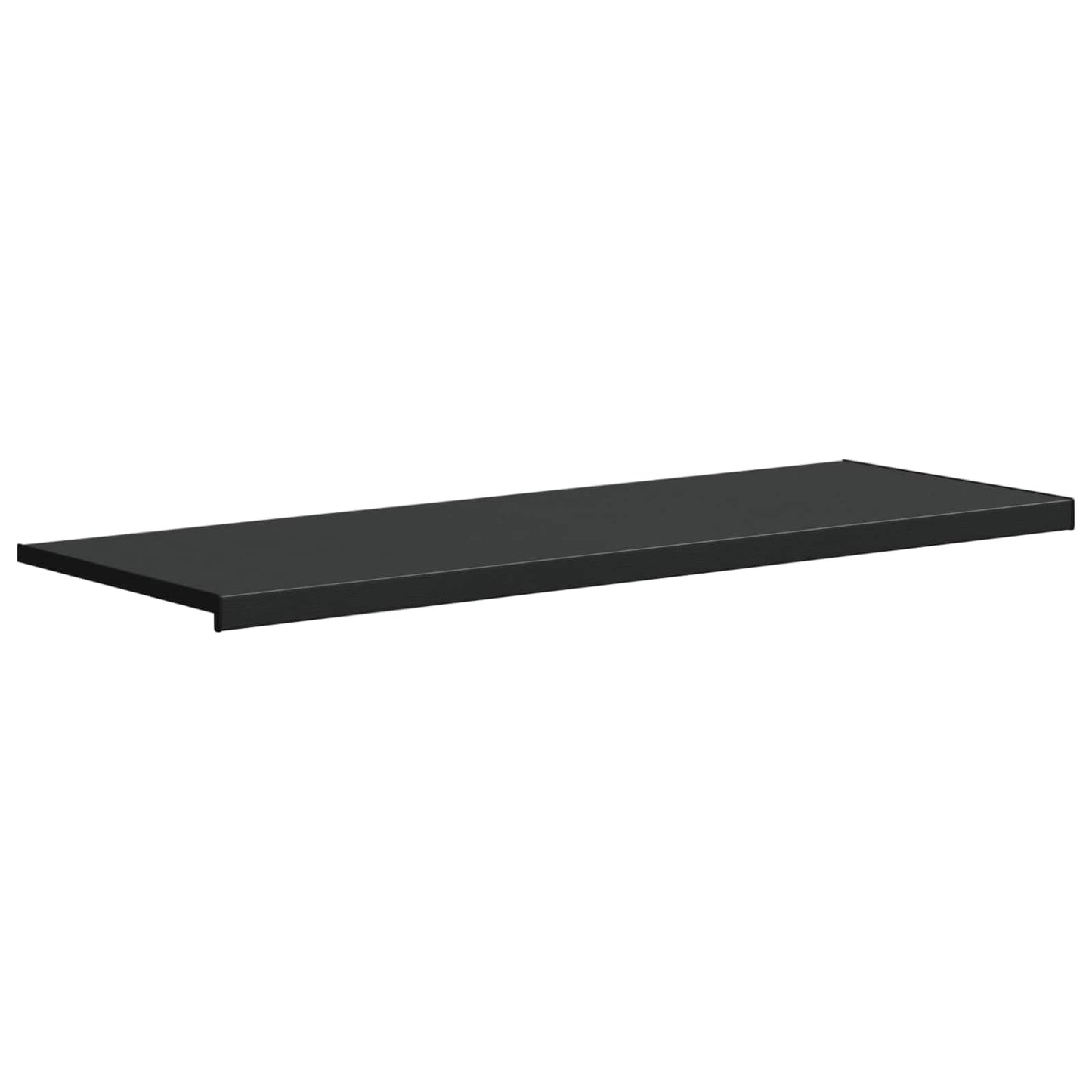 Vinduskarmer Svart med trestruktur 140 x 50 x 4,5 cm PVC