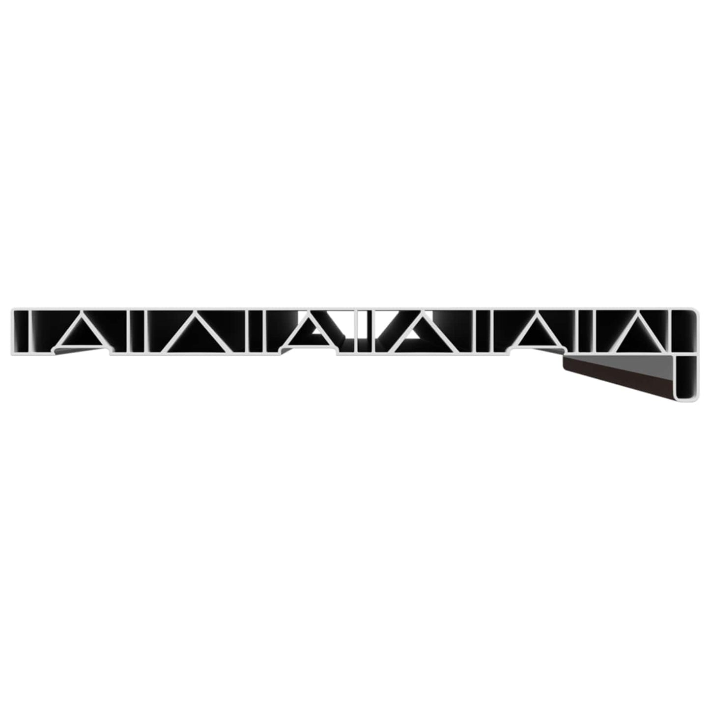 Vinduskarmer Brunt tre 80 x 30 x 4,5 cm PVC
