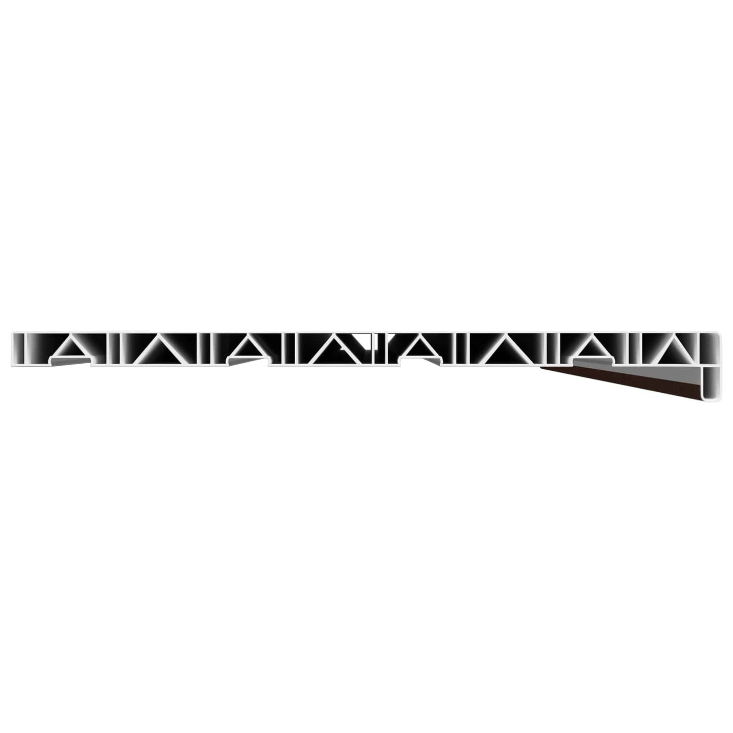 Vinduskarmer Brunt tre 140 x 40 x 4,5 cm PVC