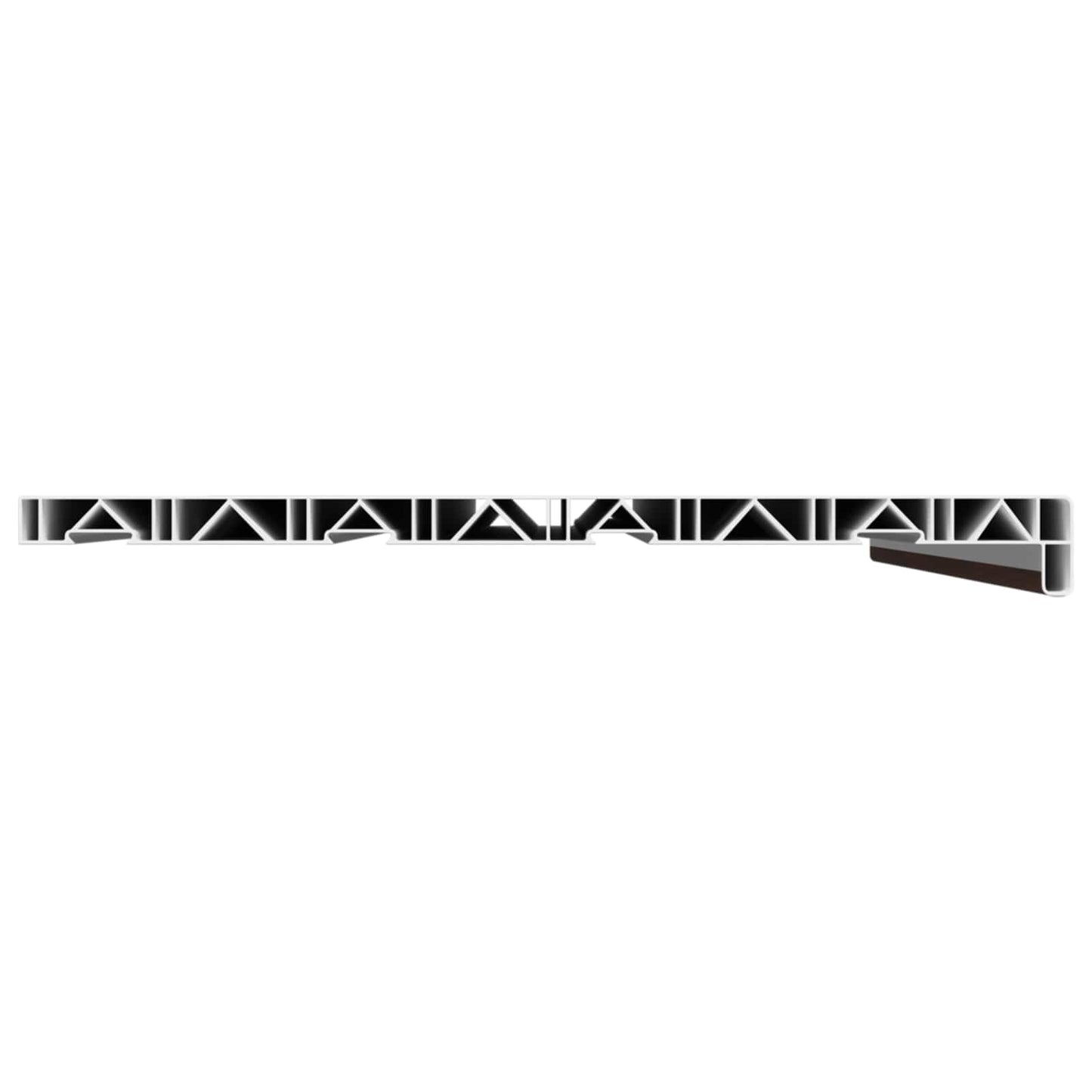 Vinduskarmer Brunt tre 80 x 45 x 4,5 cm PVC