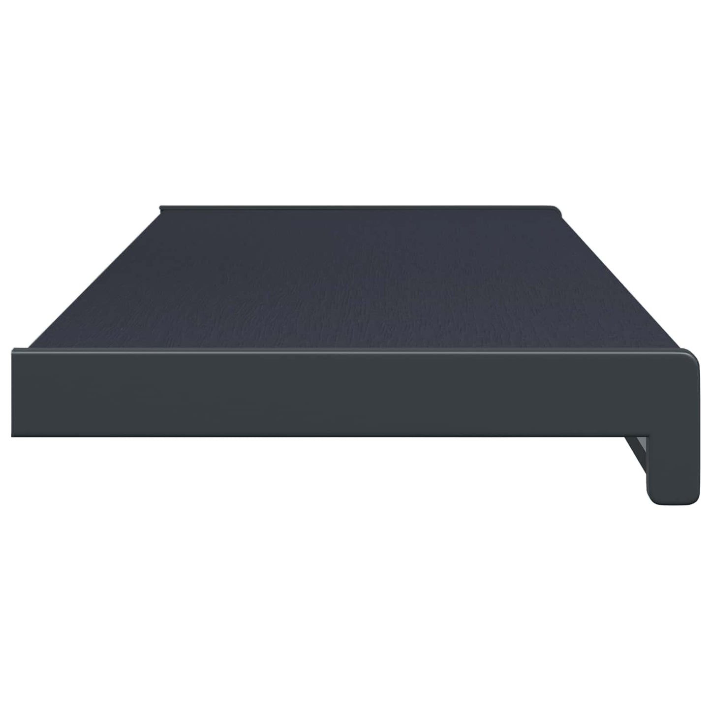 Vinduskarmer Anthracitt med trestruktur 80 x 25 x 4,5 cm PVC