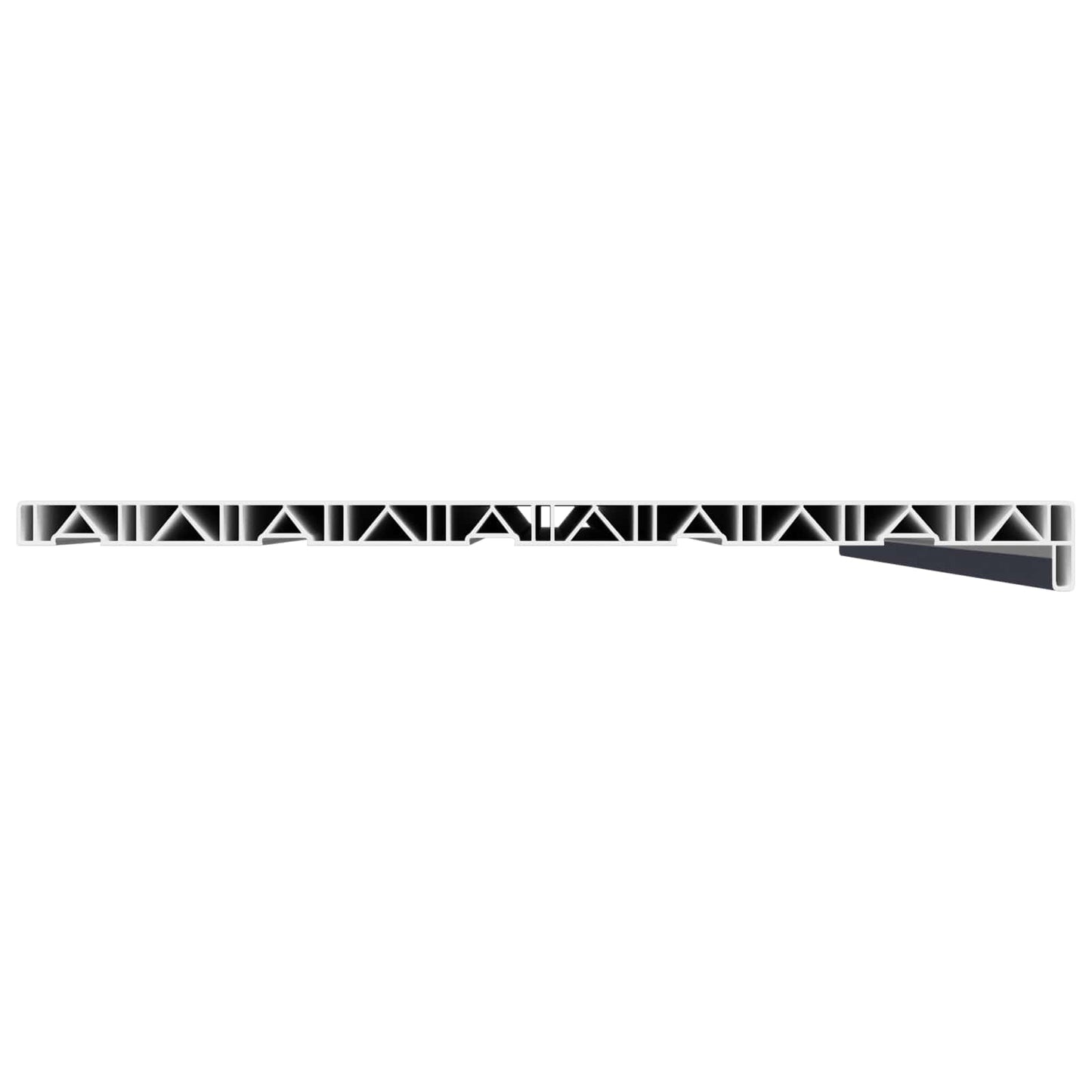 Vinduskarmer Anthracitt med trestruktur 140 x 50 x 4,5 cm PVC