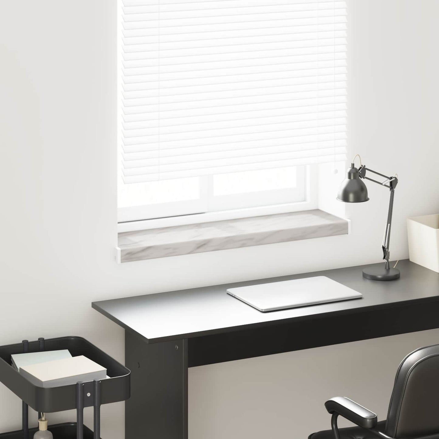 Vinduskarmer Marmortekstur 100 x 25 x 4,5 cm PVC