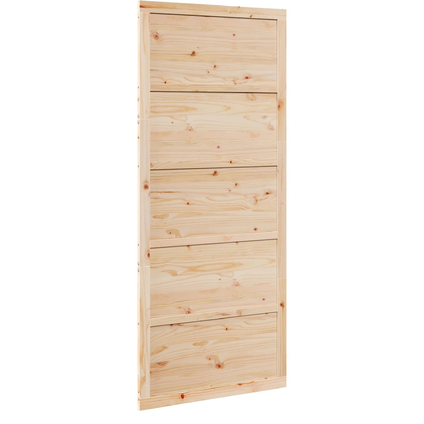 Låvedør Naturlig 90 x 2,5 x 208 cm Heltre furu