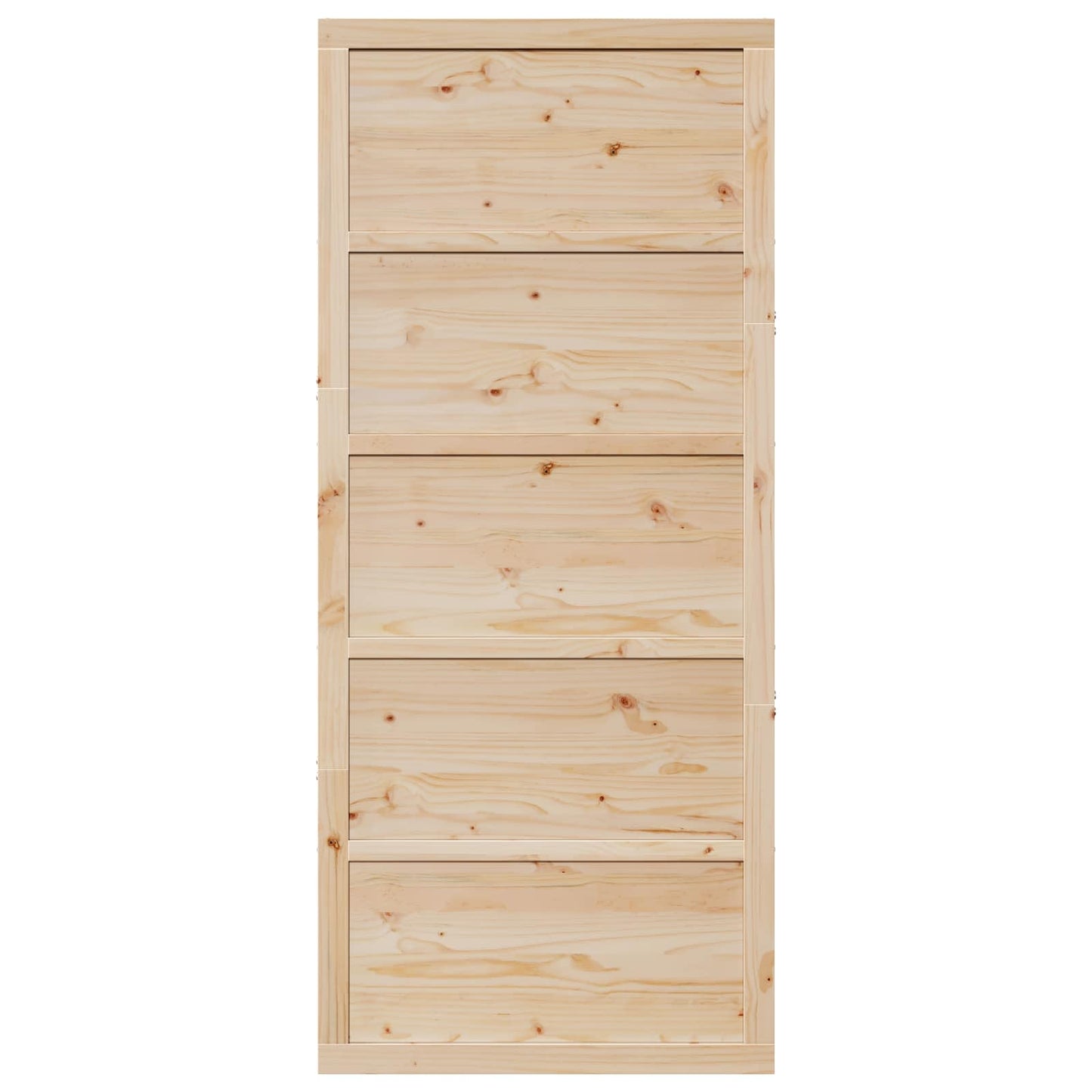 Låvedør Naturlig 90 x 2,5 x 208 cm Heltre furu