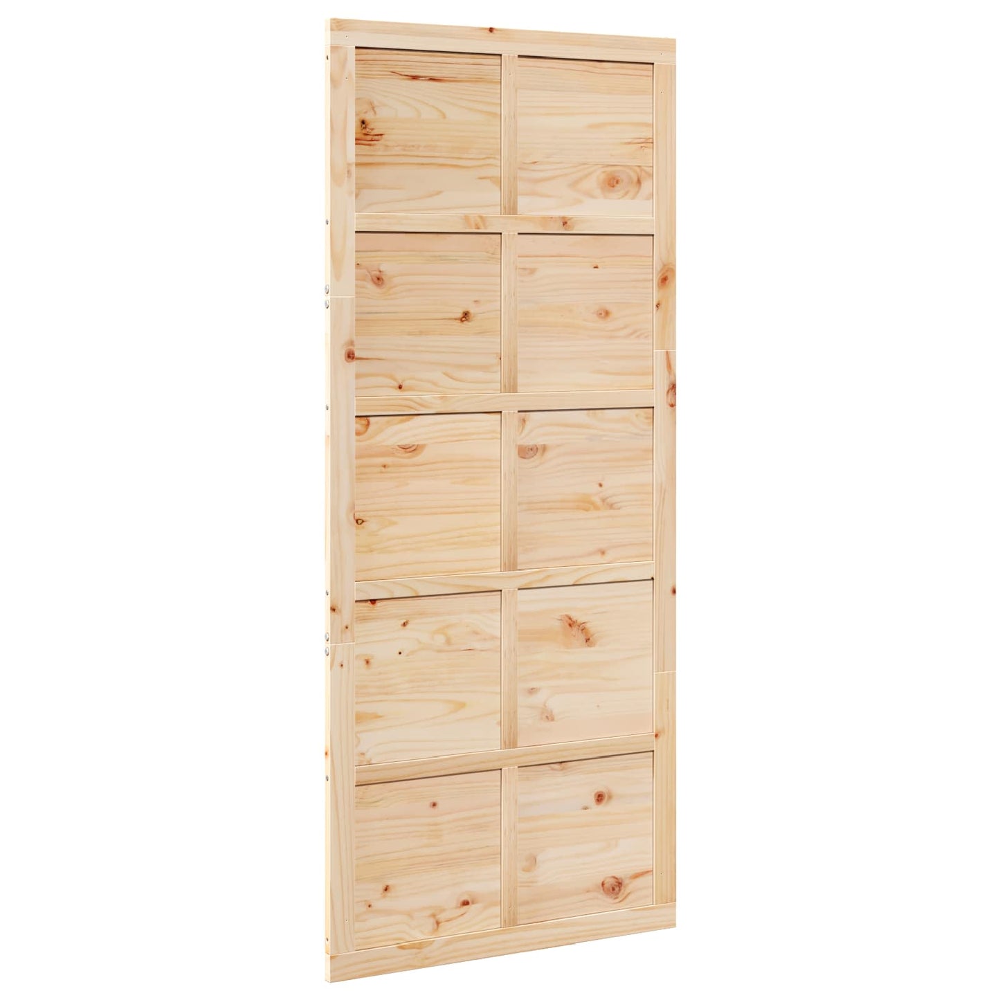 Låvedør Naturlig 90 x 2,5 x 208 cm Heltre furu