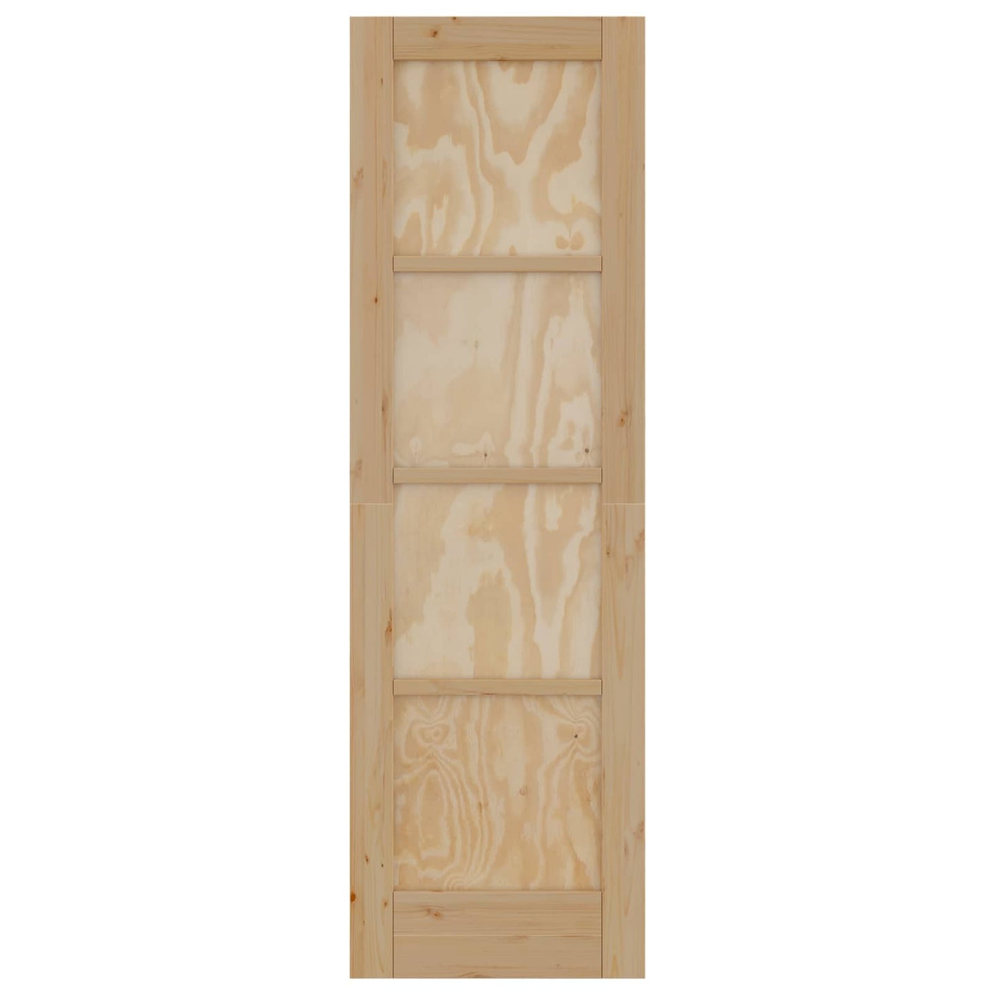 Innvendig Dør Naturlig 61 x 198,5 cm Kryssfinér