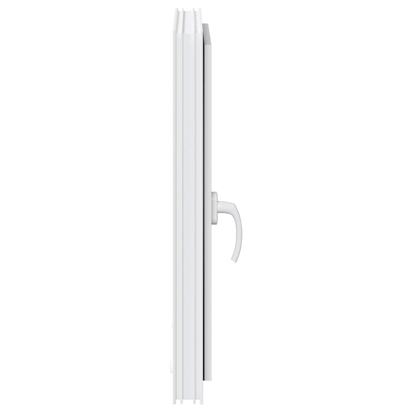 Kjølevindu RISOR 50 x 75 cm PVC og glass Hvit