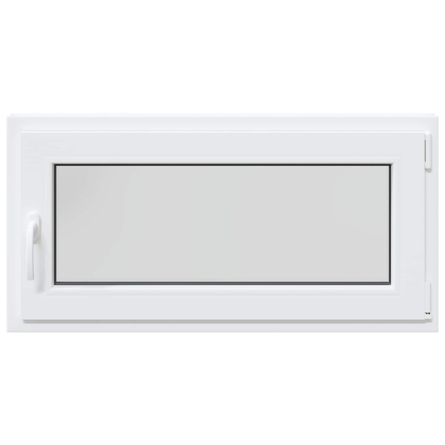 Kjølevindu RISOR 100 x 50 cm PVC og glass Hvit