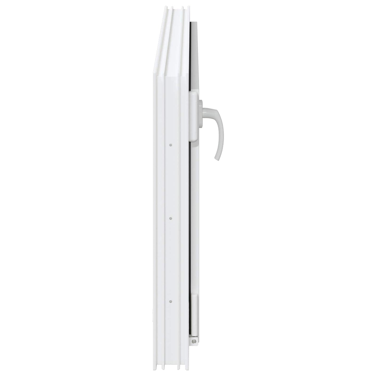 Kjølevindu RISOR 100 x 50 cm PVC og glass Hvit