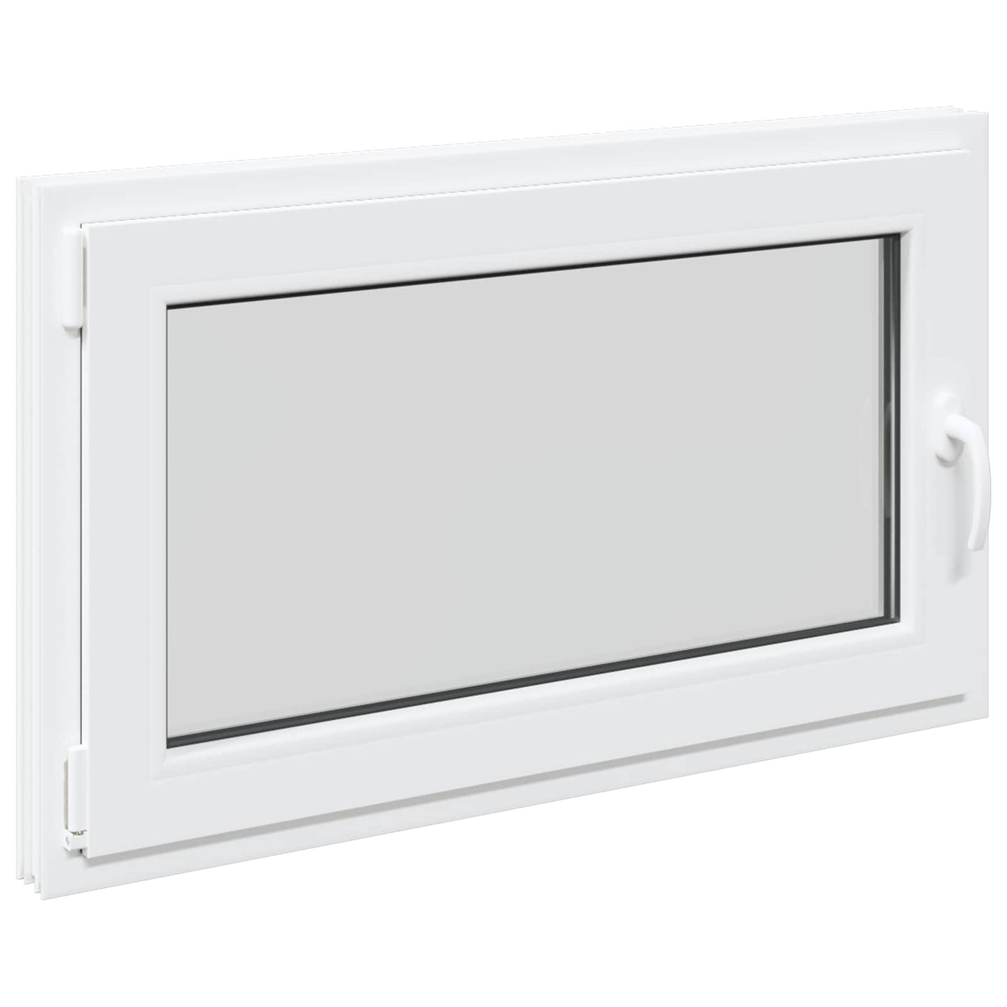 Kjølevindu RISOR 100 x 70 cm PVC og glass Hvit