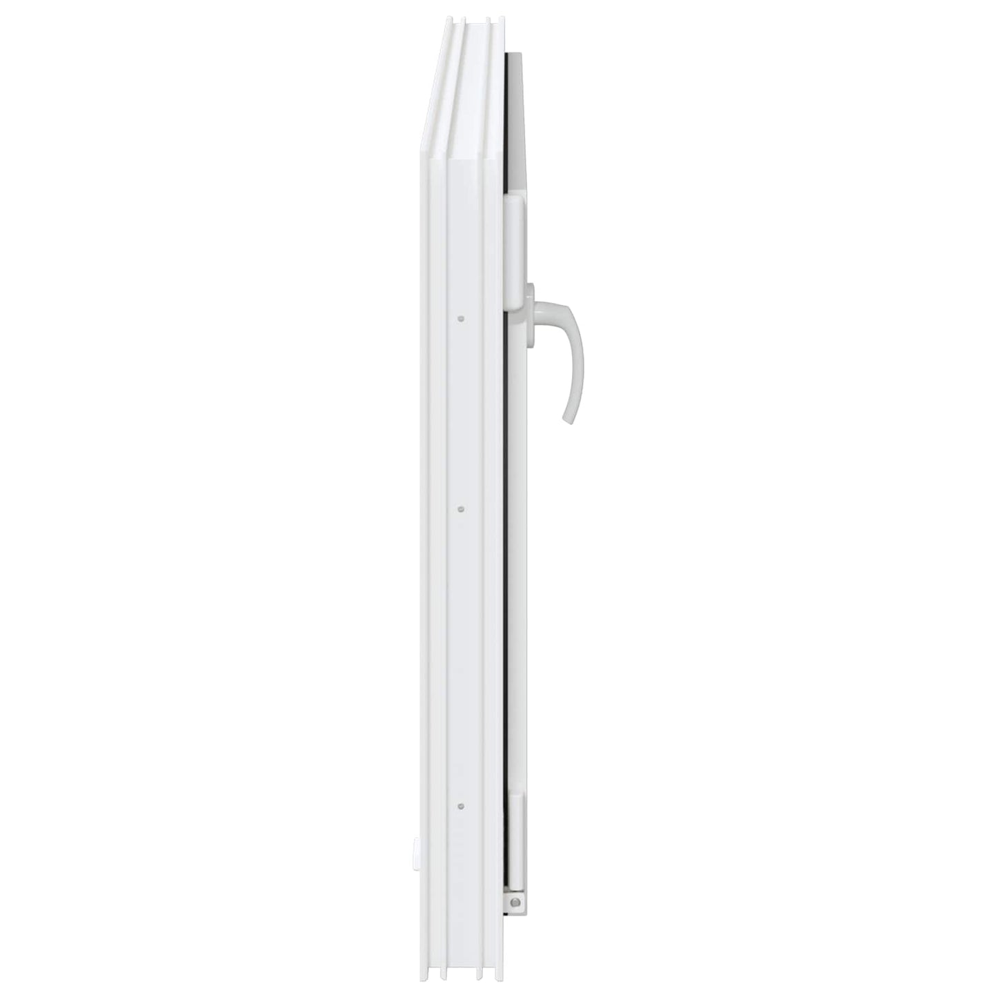 Kjølevindu RISOR 100 x 70 cm PVC og glass Hvit