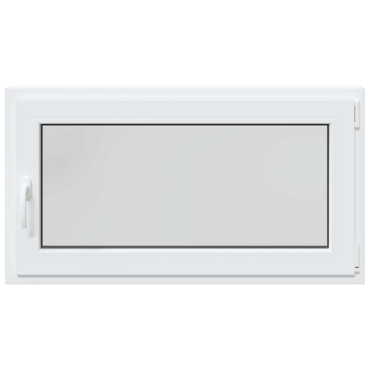 Kjølevindu RISOR 110 x 60 cm PVC og glass Hvit