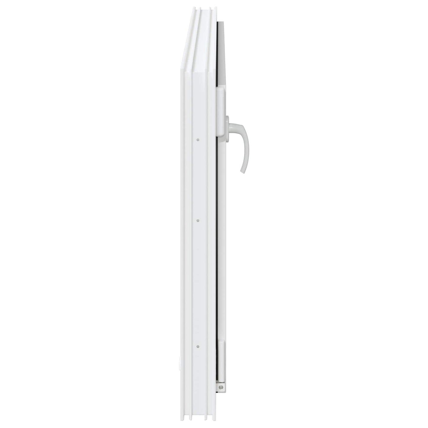 Kjølevindu RISOR 110 x 70 cm PVC og glass Hvit