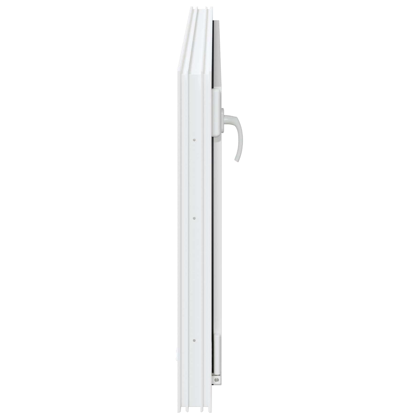Kjølevindu RISOR 120 x 60 cm PVC og glass Hvit