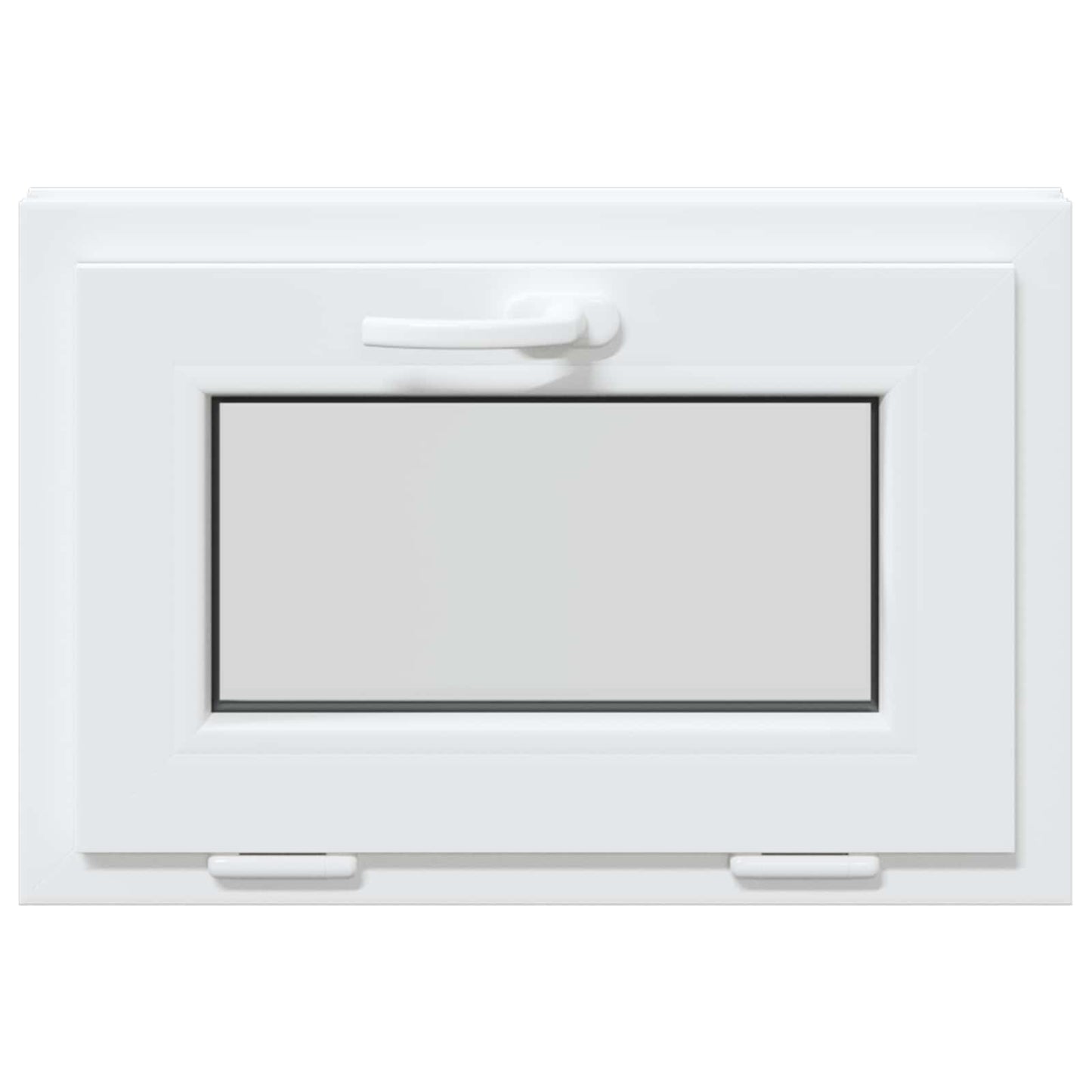 Kjølevindu RISOR 60 x 40 cm PVC og glass Hvit