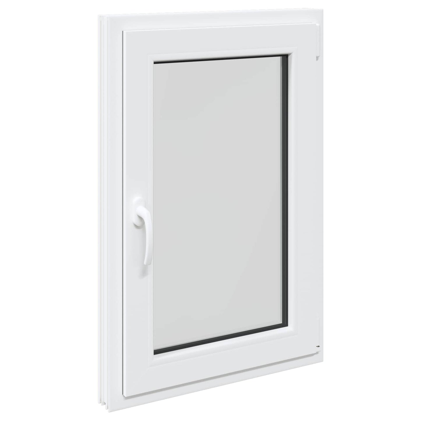 Kjølevindu RISOR 60 x 100 cm PVC og glass Hvit