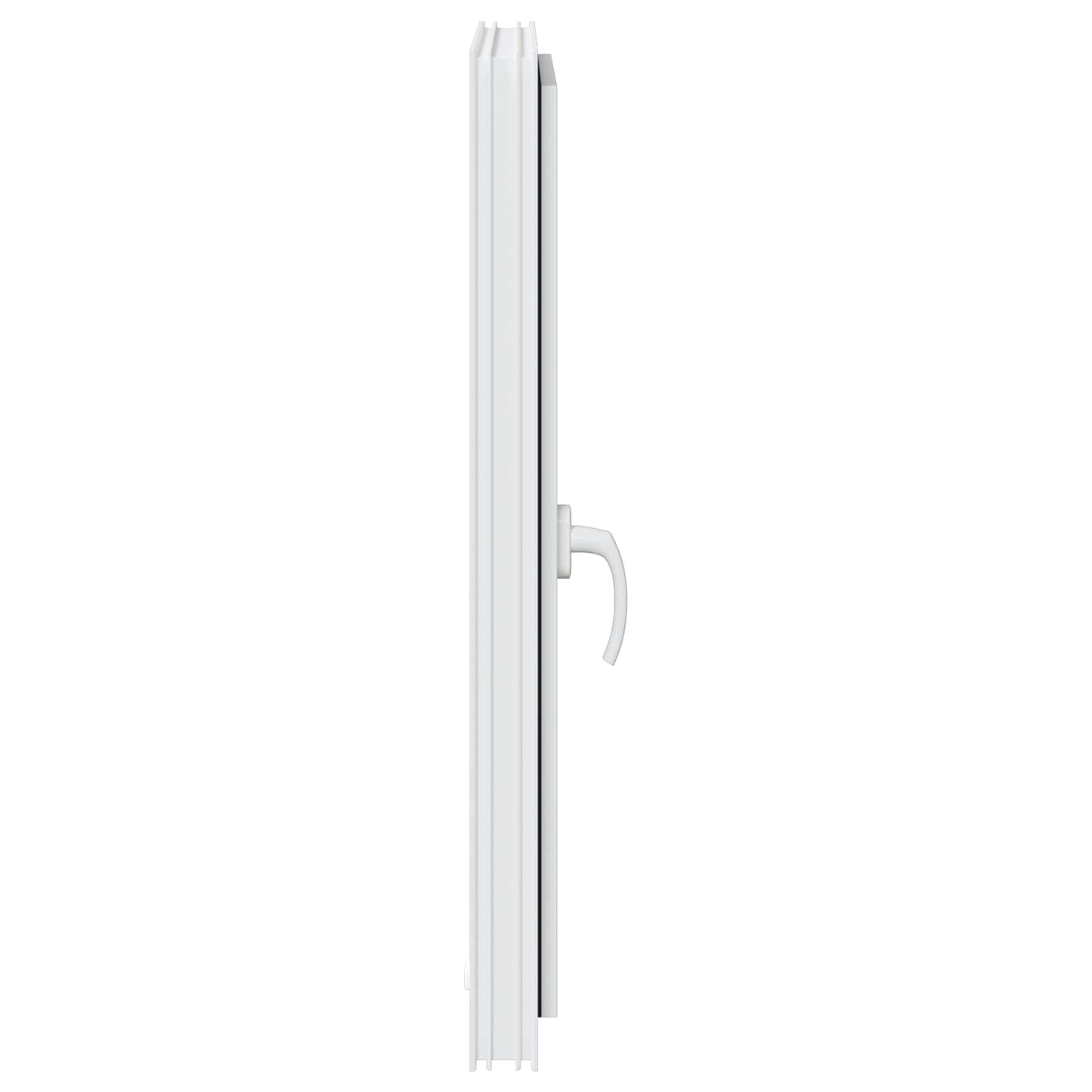 Kjølevindu RISOR 60 x 100 cm PVC og glass Hvit