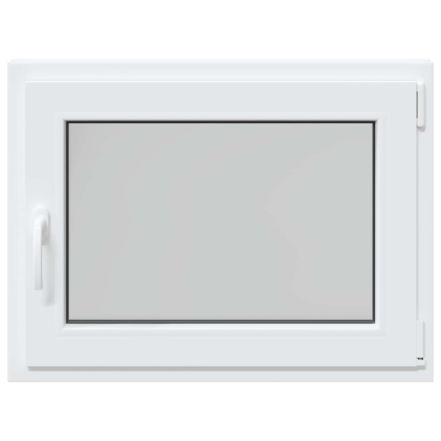 Kjølevindu RISOR 80 x 50 cm PVC og glass Hvit