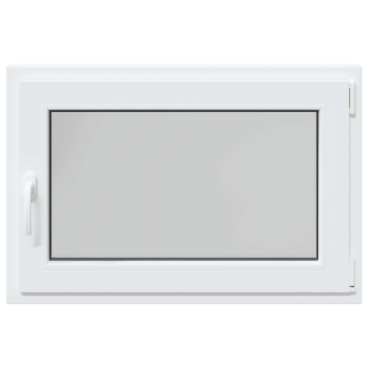 Kjølevindu RISOR 90 x 70 cm PVC og glass Hvit