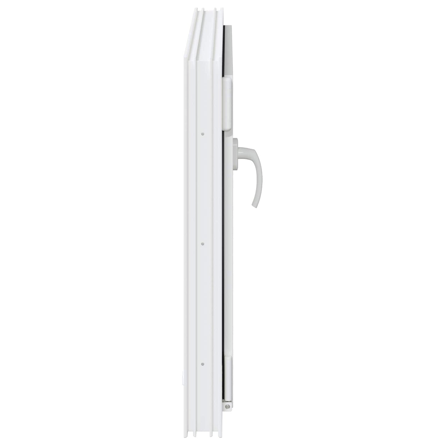Kjølevindu RISOR 100 x 50 cm PVC og glass Hvit