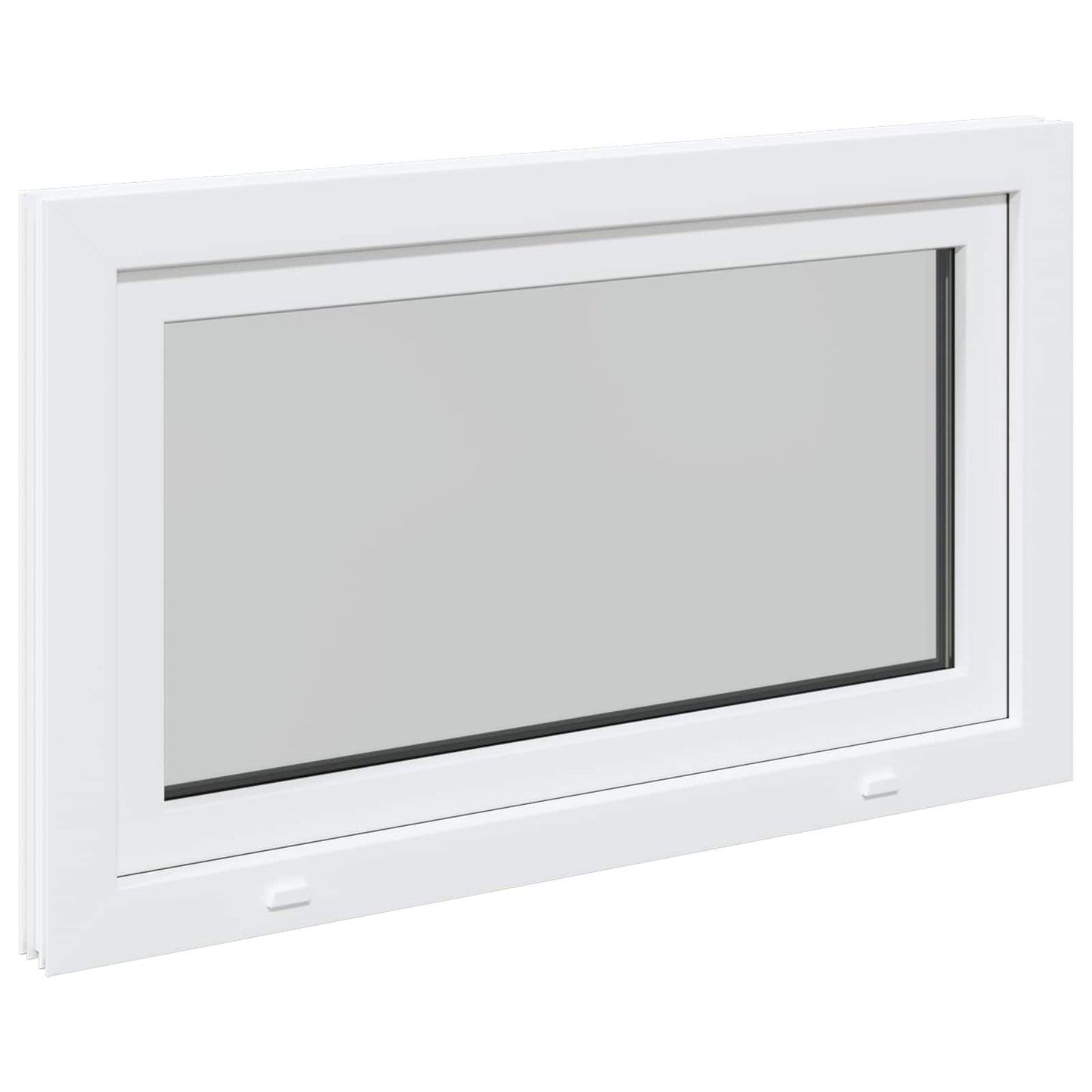 Kjølevindu RISOR 100 x 60 cm PVC og glass Hvit