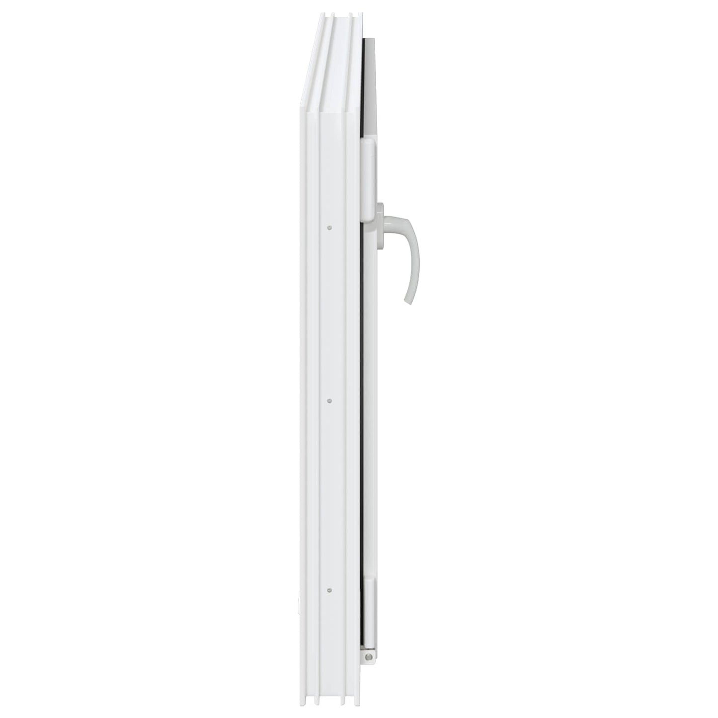 Kjølevindu RISOR 100 x 60 cm PVC og glass Hvit
