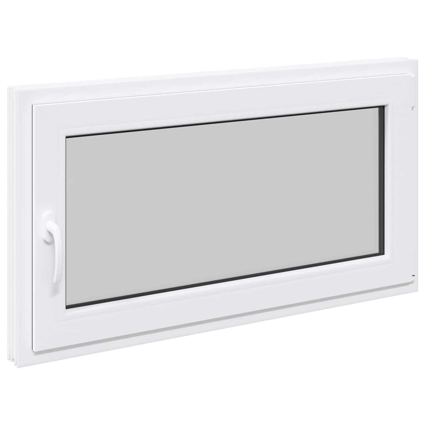 Kjølevindu RISOR 110 x 70 cm PVC og glass Hvit
