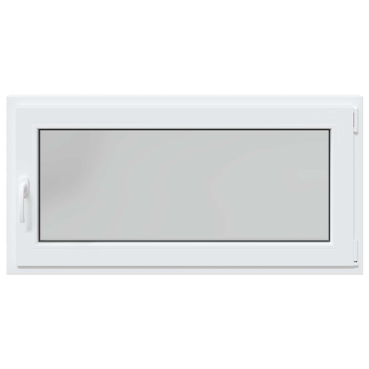 Kjølevindu RISOR 120 x 60 cm PVC og glass Hvit