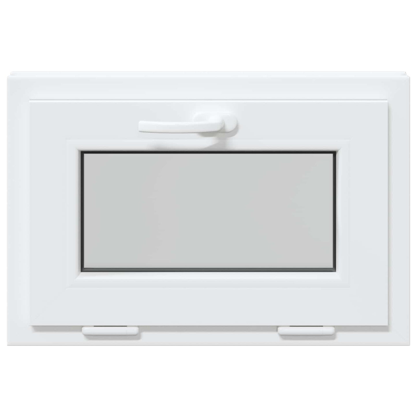 Kjølevindu RISOR 60 x 40 cm PVC og glass Hvit