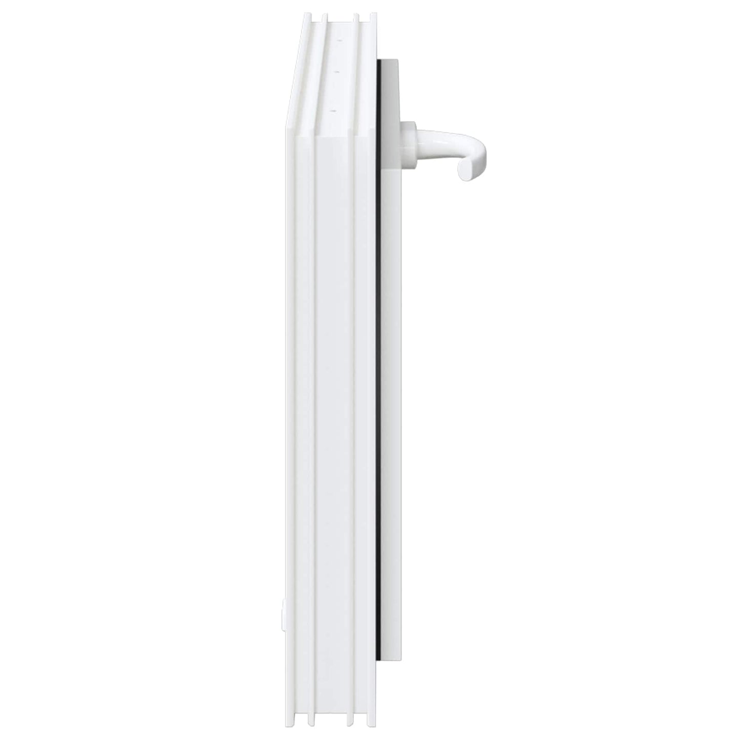 Kjølevindu RISOR 60 x 40 cm PVC og glass Hvit