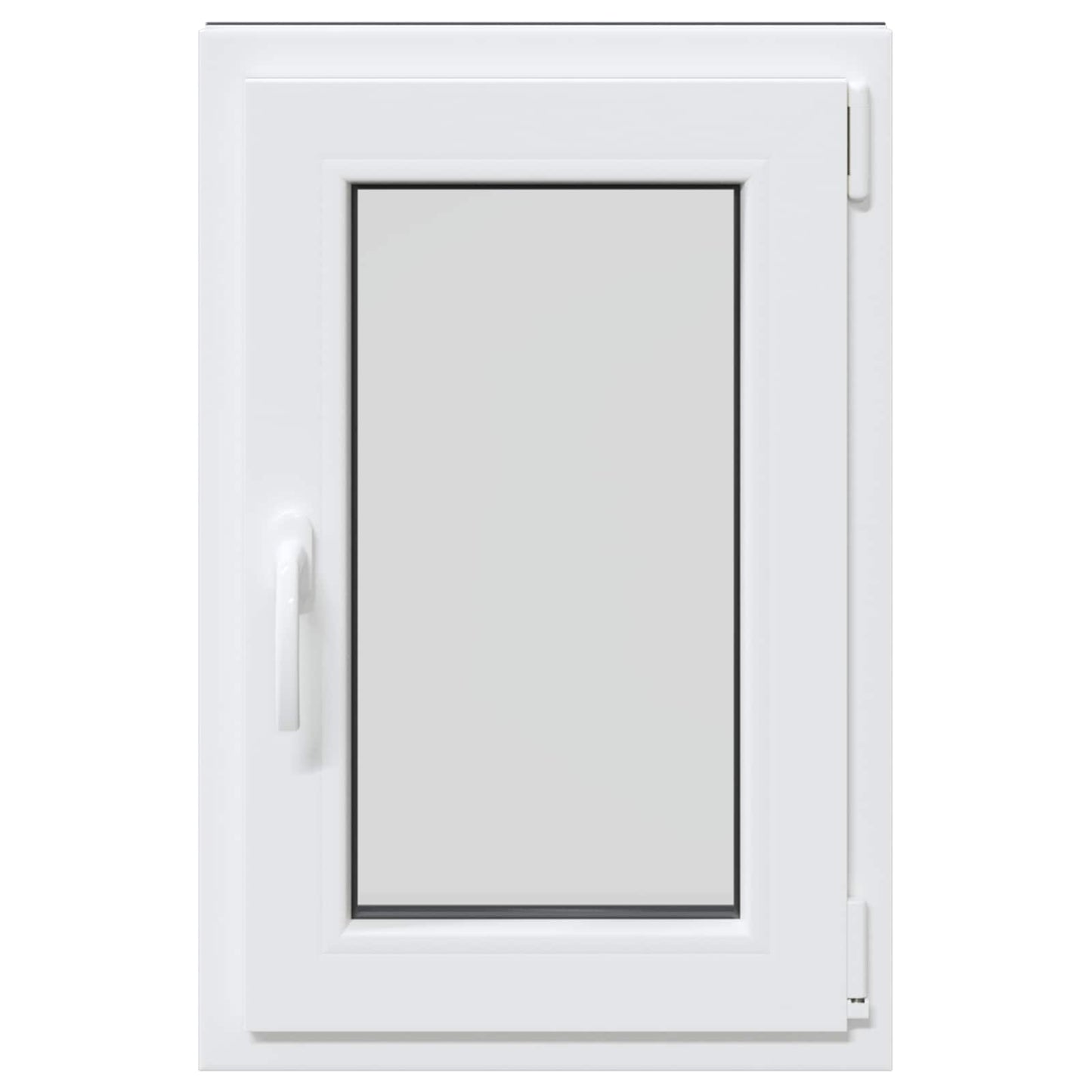 Kjølevindu RISOR 50 x 75 cm PVC og glass Antrasitt