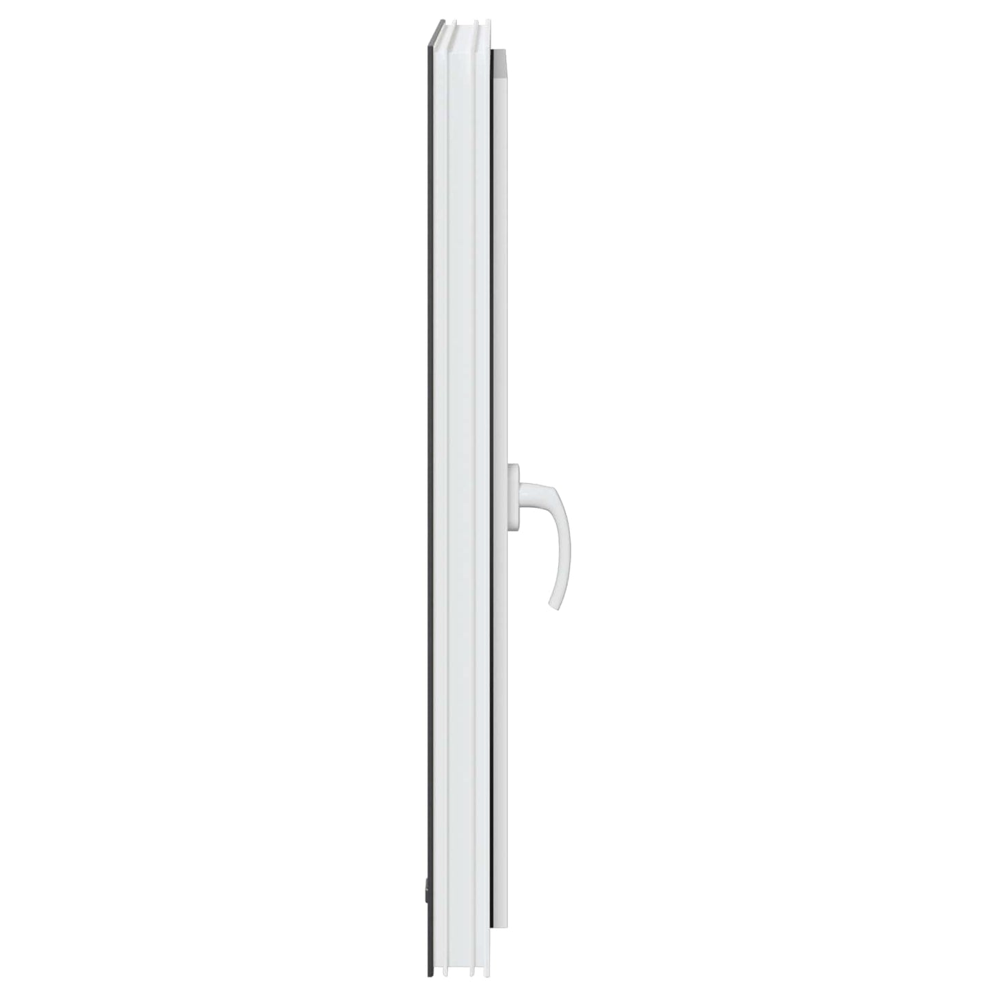 Kjølevindu RISOR 60 x 90 cm PVC og glass Antrasitt