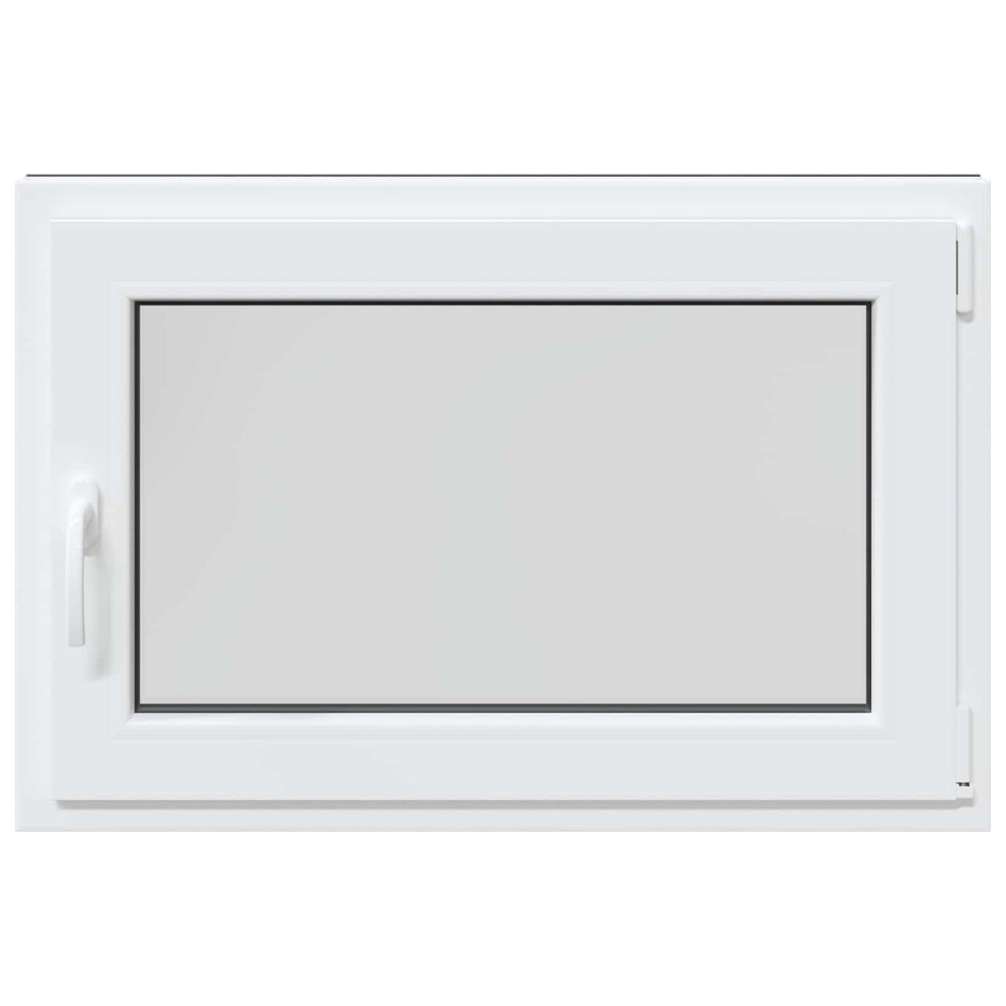 Kjølevindu RISOR 80 x 70 cm PVC og glass Antrasitt
