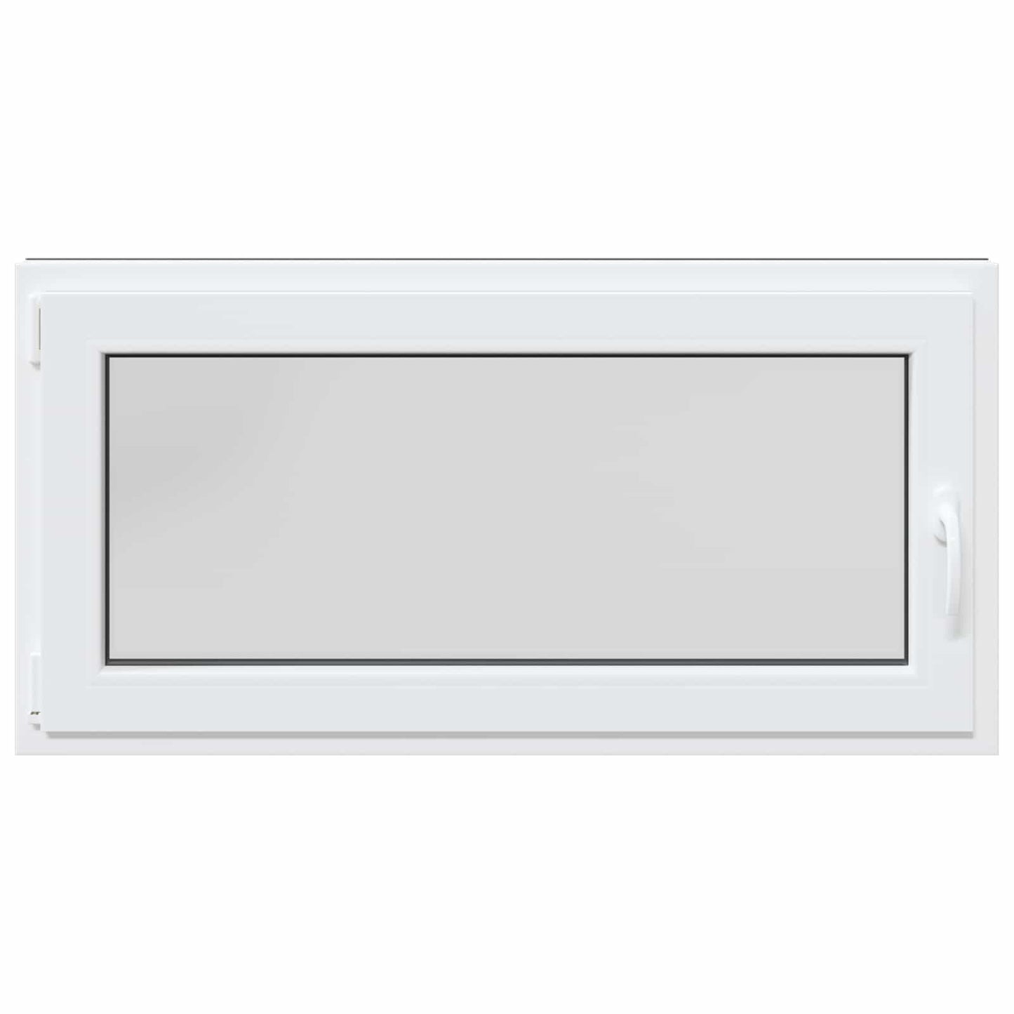 Kjølevindu RISOR 120 x 60 cm PVC og glass Antrasitt