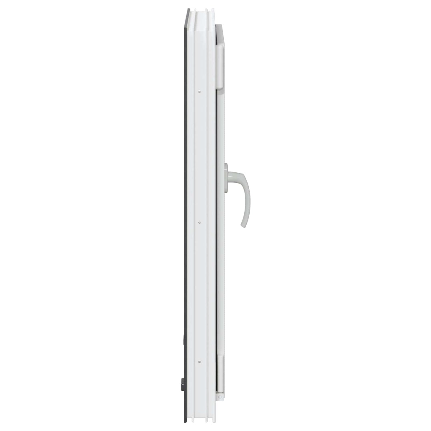 Kjølevindu RISOR 50 x 75 cm PVC og glass Antrasitt