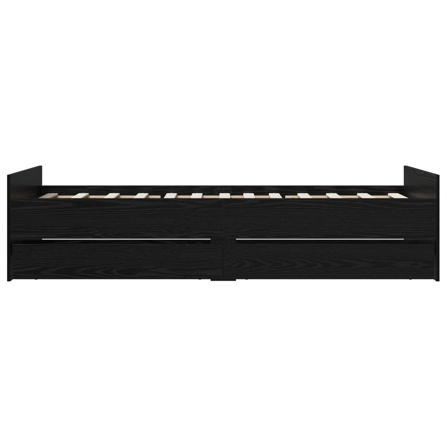 Sengestamme Svart eik 90 x 200 cm Konstruert tre