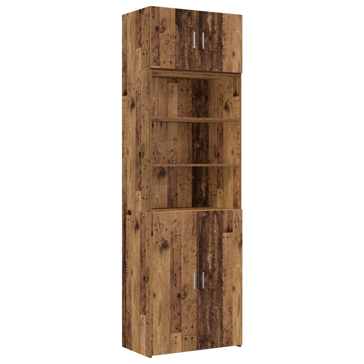 Lagringsskap med Hyller Gammelt tre 70 x 42,5 x 225 cm