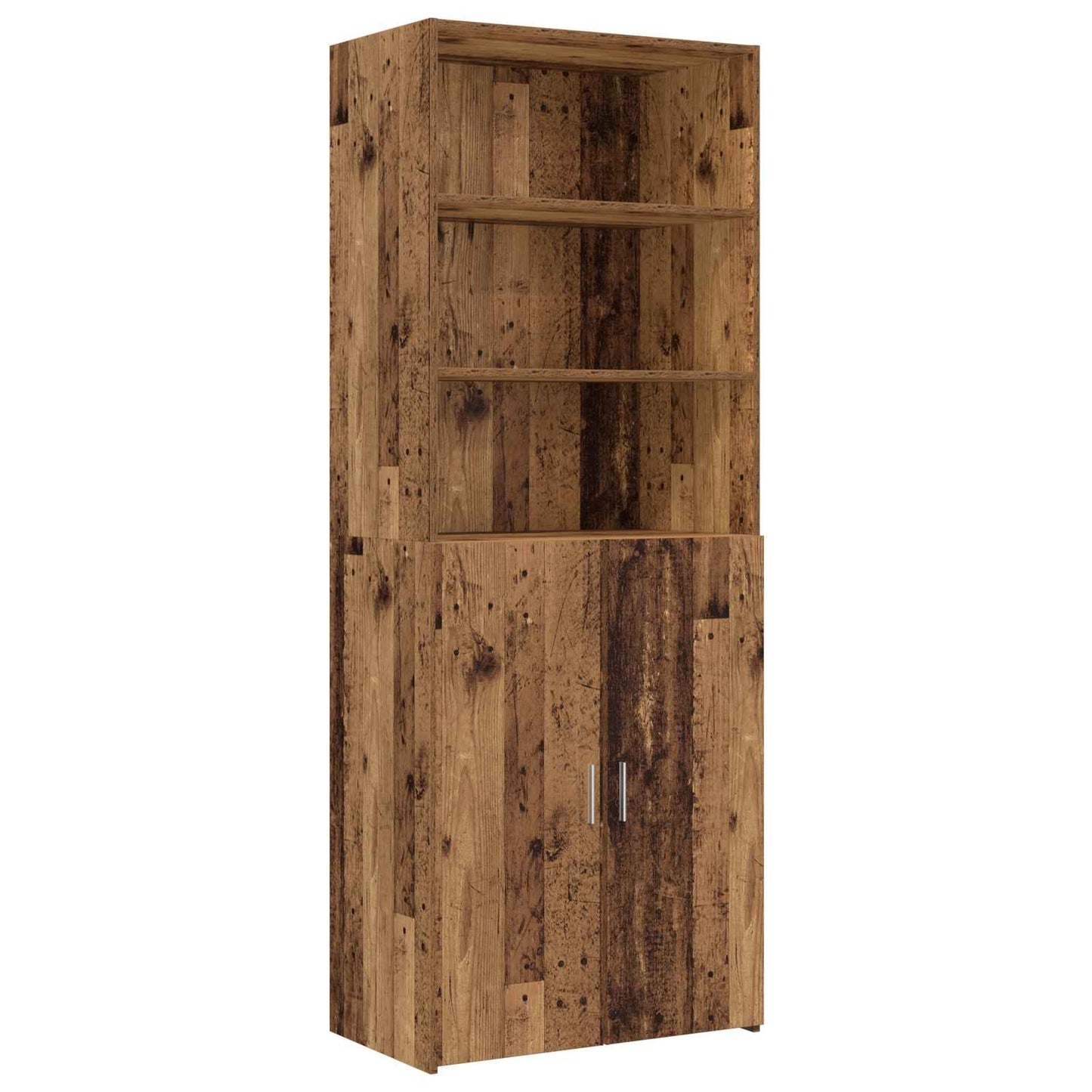 Lagringsskap med Hyller Gammelt tre 70 x 42,5 x 225 cm