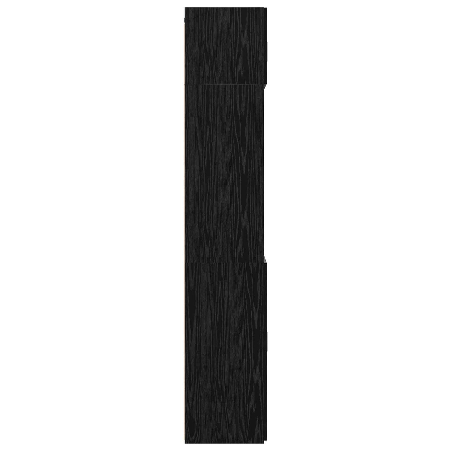 Lagringsskap med Hyller Svart eik 70 x 42,5 x 225 cm