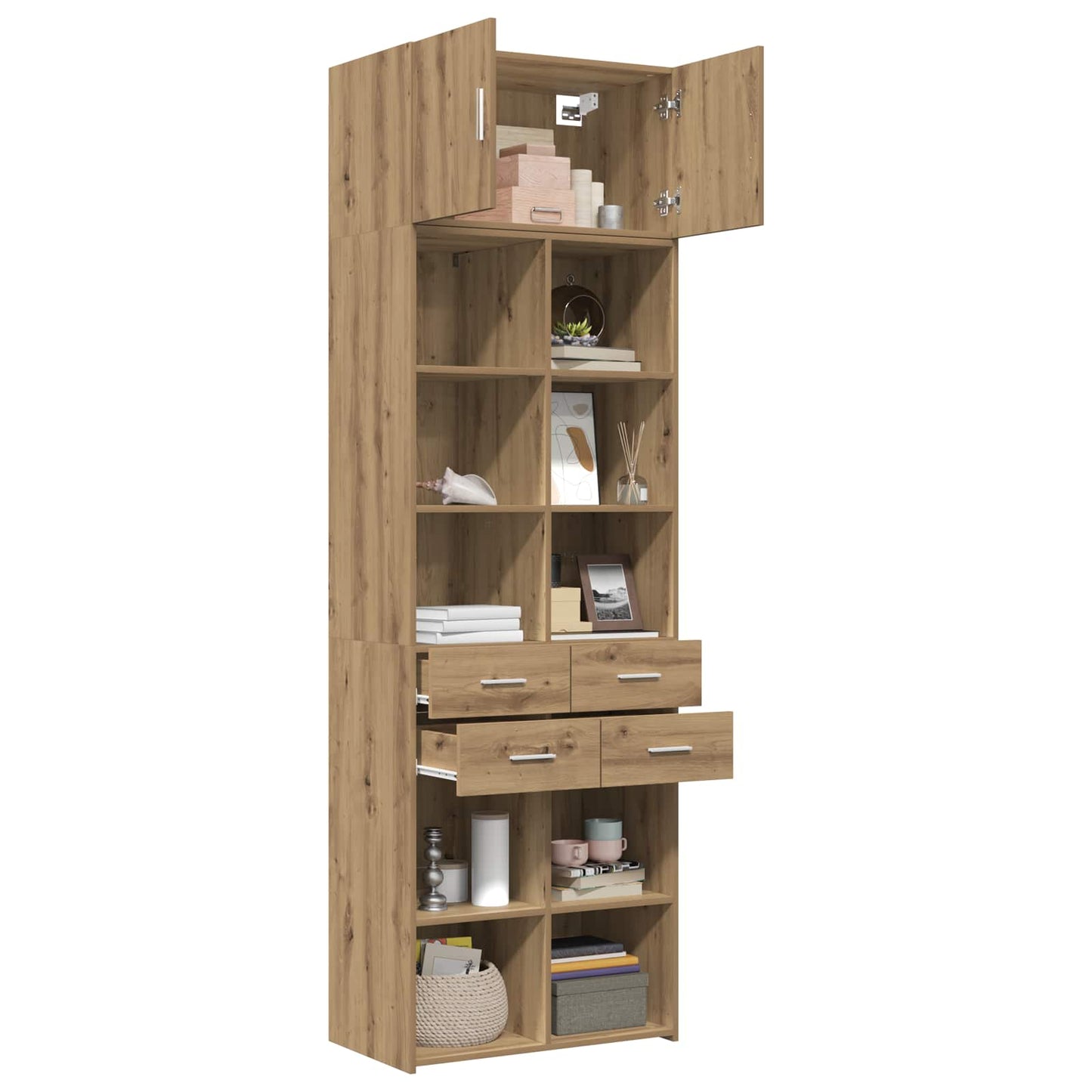 Lagringsskap med Hyller Artisan eik 70 x 42,5 x 225 cm