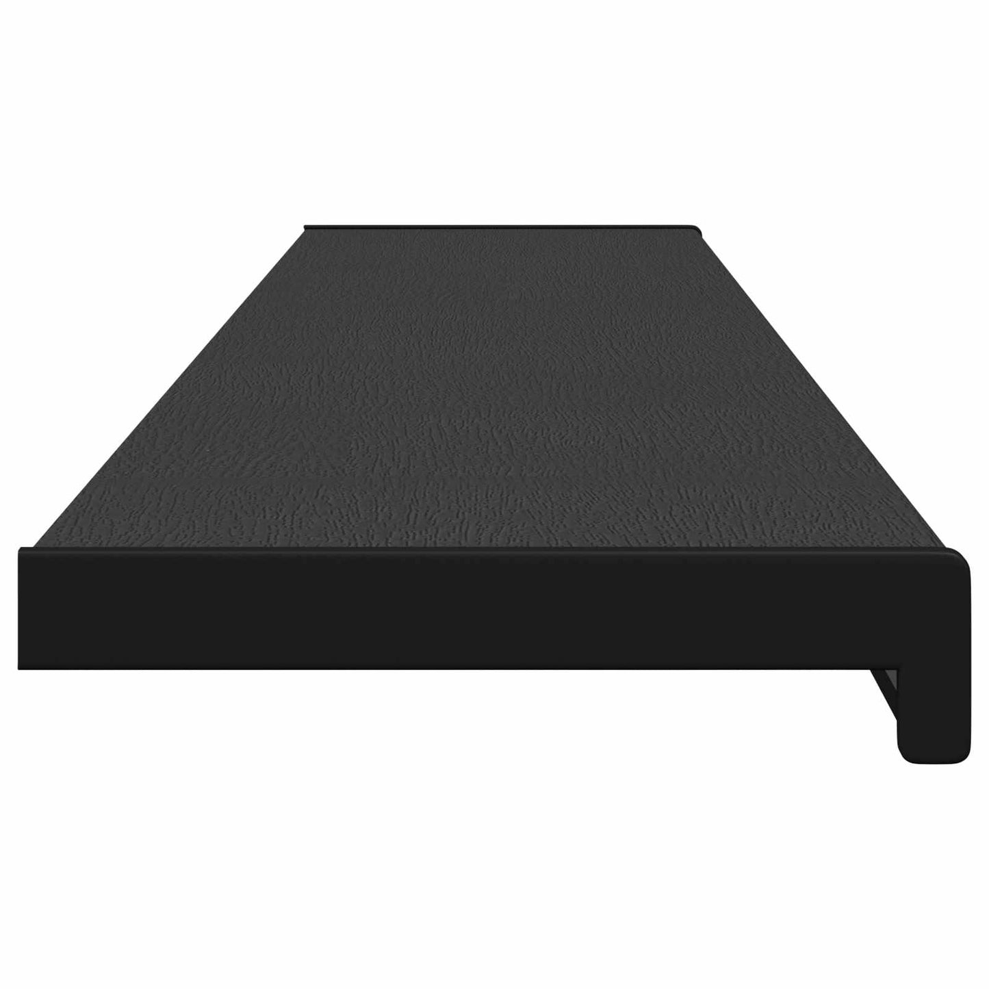 Vinduskarmer Svart med trestruktur 160 x 20 x 4,5 cm PVC