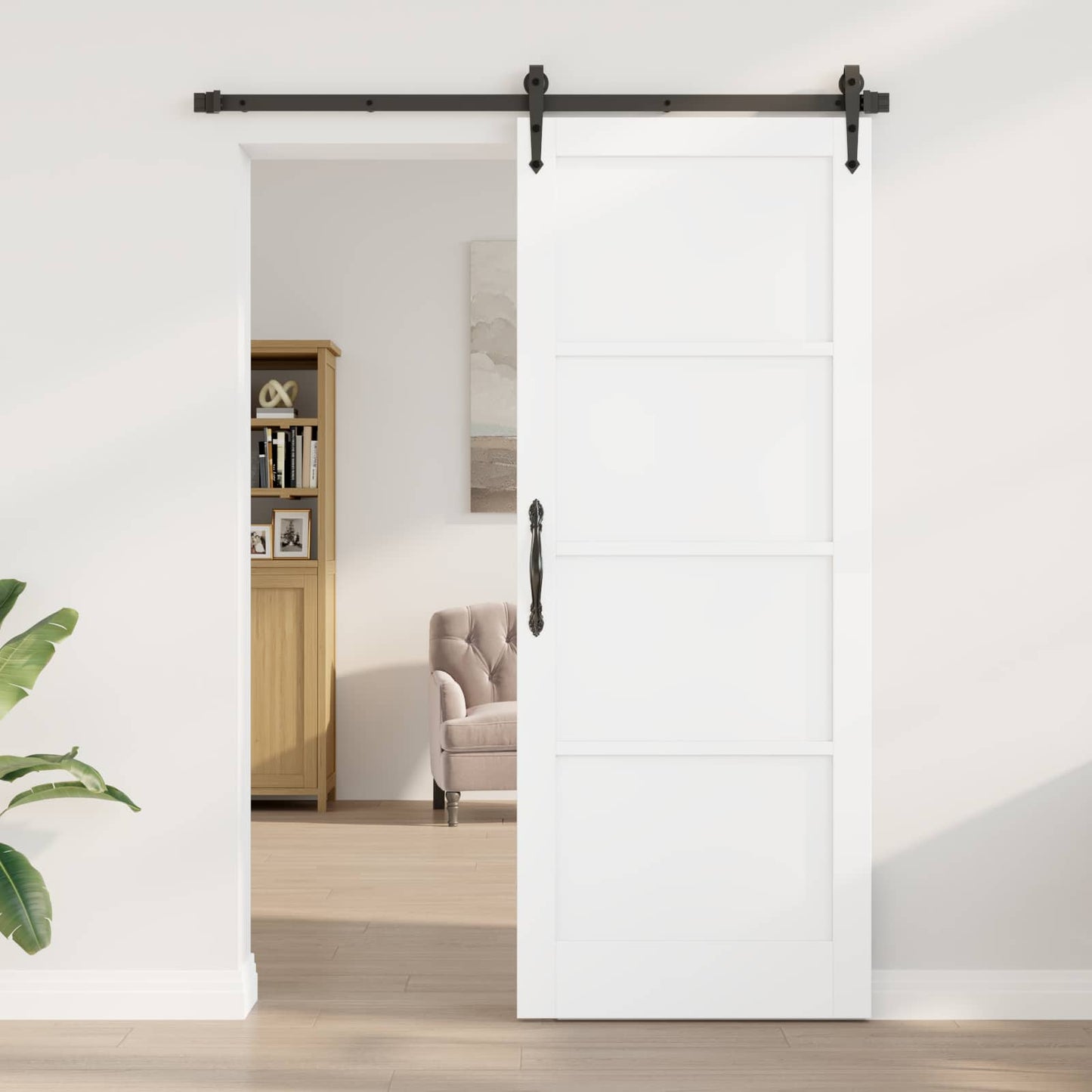 Innvendig Dør Hvit 83 x 211 cm Kryssfinér